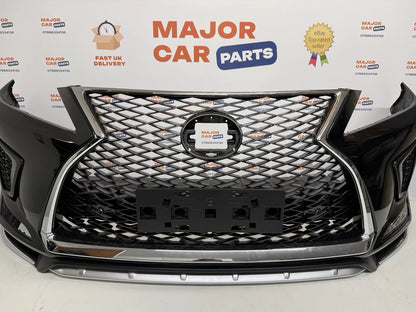 Lexus RX450h MK4 2019-2022 Front Bumper W/ Grilles + Fog Lights / 52119-48590