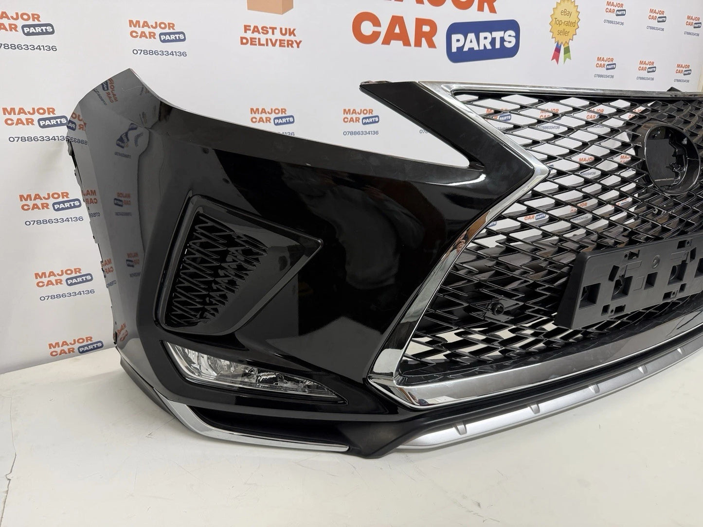 Lexus RX450h MK4 2019-2022 Front Bumper W/ Grilles + Fog Lights / 52119-48590