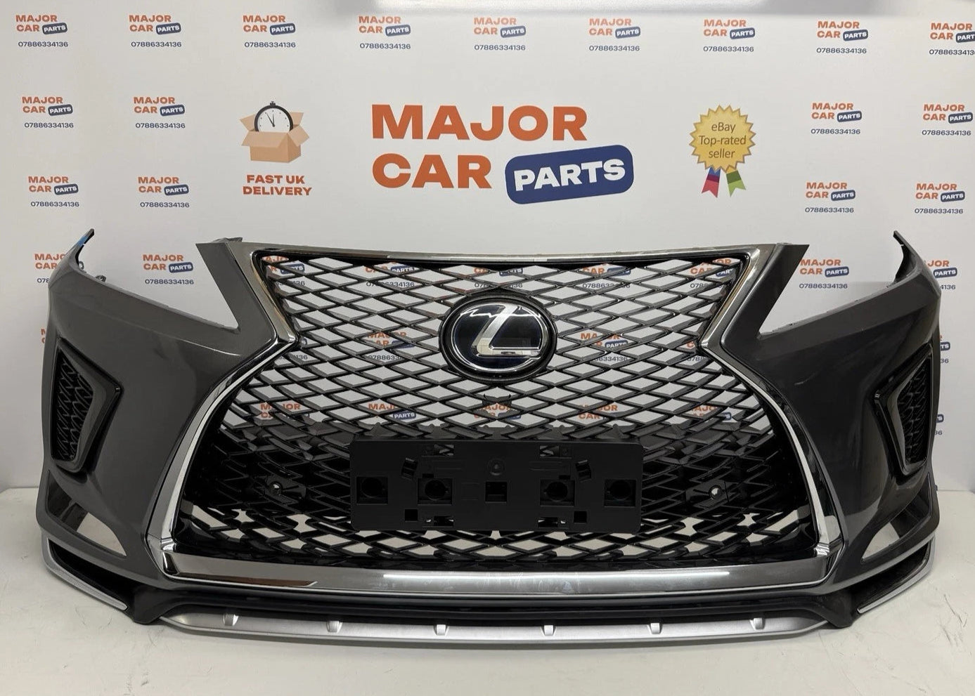 Lexus RX 450h MK4 2019–2022 F Sport Front Bumper with Grilles and Spoiler