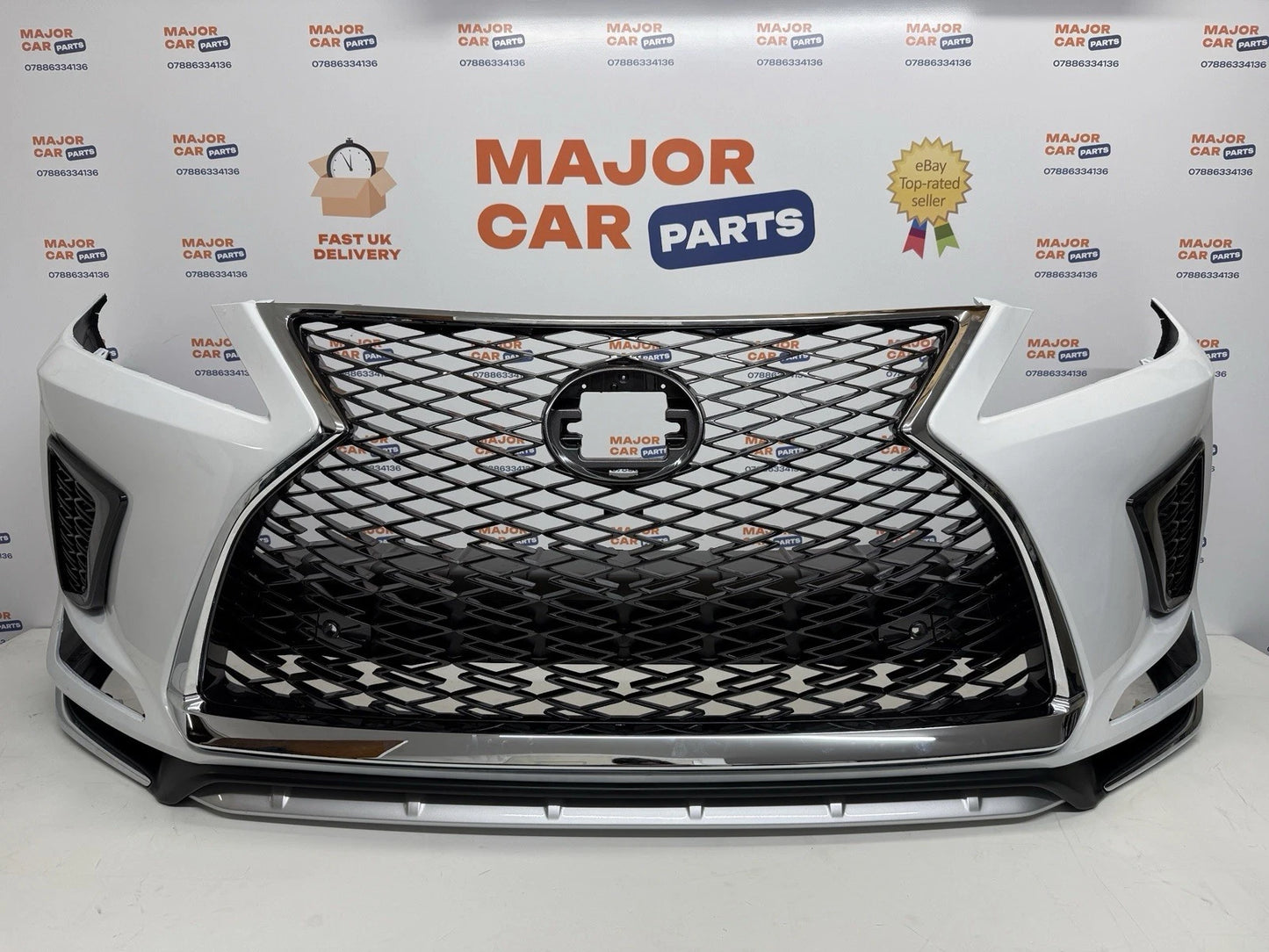 Lexus RX 450h MK4 2019–2022 F Sport Front Bumper with Grilles / 52119-0E946