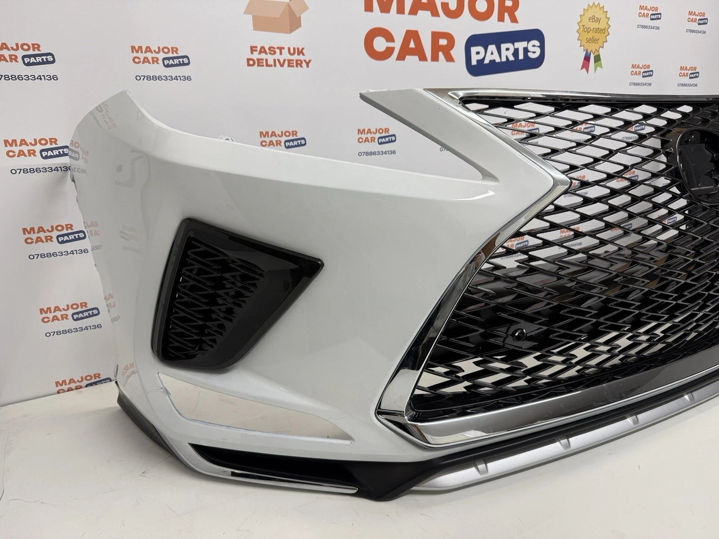 Lexus RX 450h MK4 2019–2022 F Sport Front Bumper with Grilles / 52119-0E946