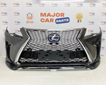 Lexus RX 450h 2016–2018 F-Sport Front Bumper with Grilles & Fog Lights / Grey