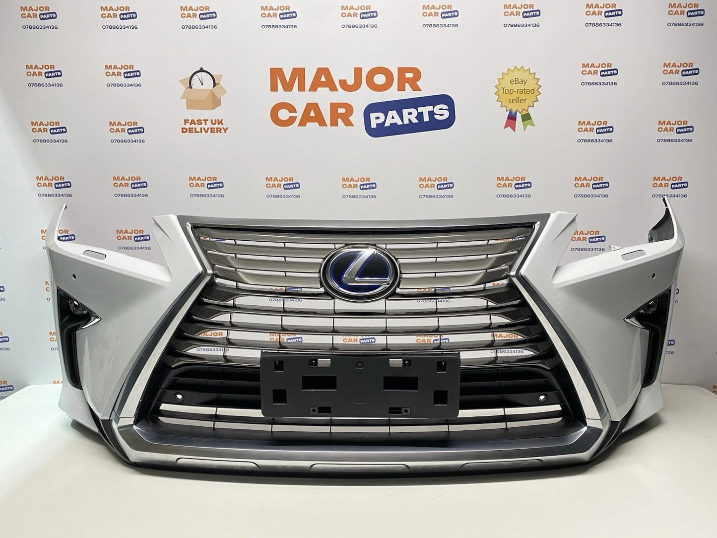 Lexus RX 450h 2016–2018 Complete Front Bumper with Grilles & Fog Lights