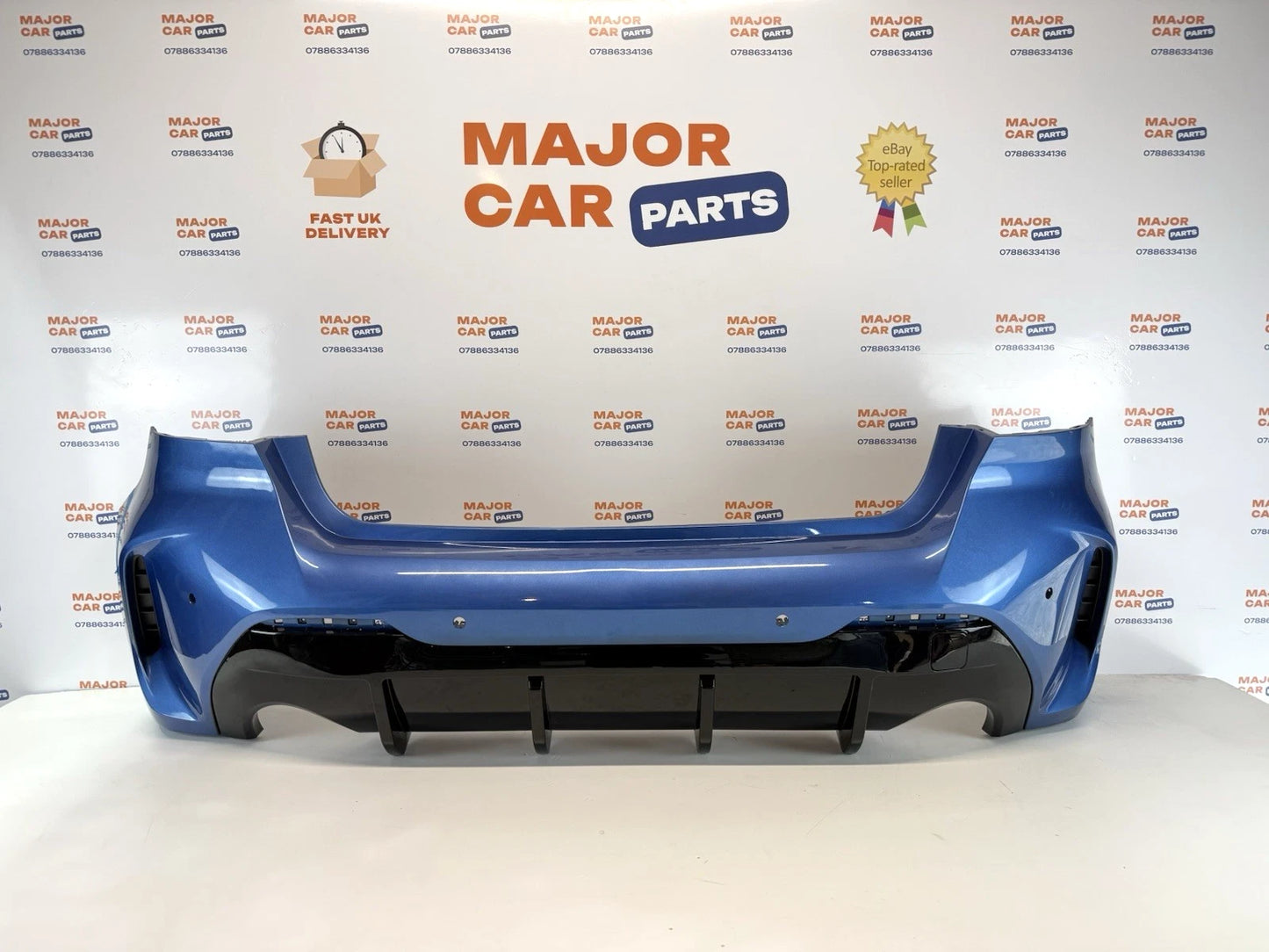 BMW 1 Serious F40 2019-2023 Rear bumper M Sport Look | Blue