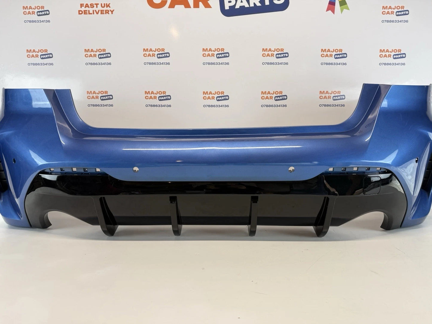 BMW 1 Serious F40 2019-2023 Rear bumper M Sport Look | Blue