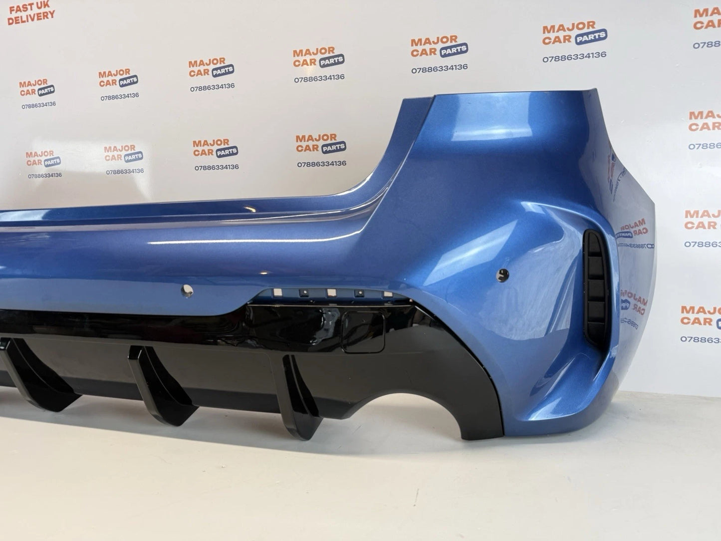 BMW 1 Serious F40 2019-2023 Rear bumper M Sport Look | Blue
