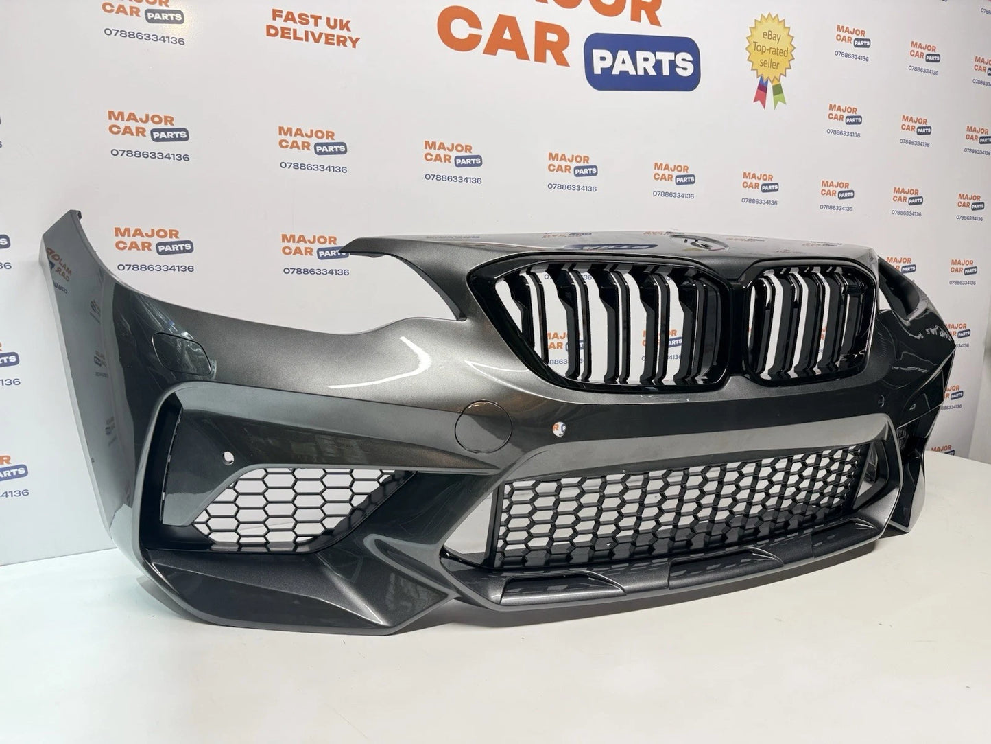 BMW 2 Series F22 2014-2019 Complete Front Bumper with Grilles / M2 CS Look