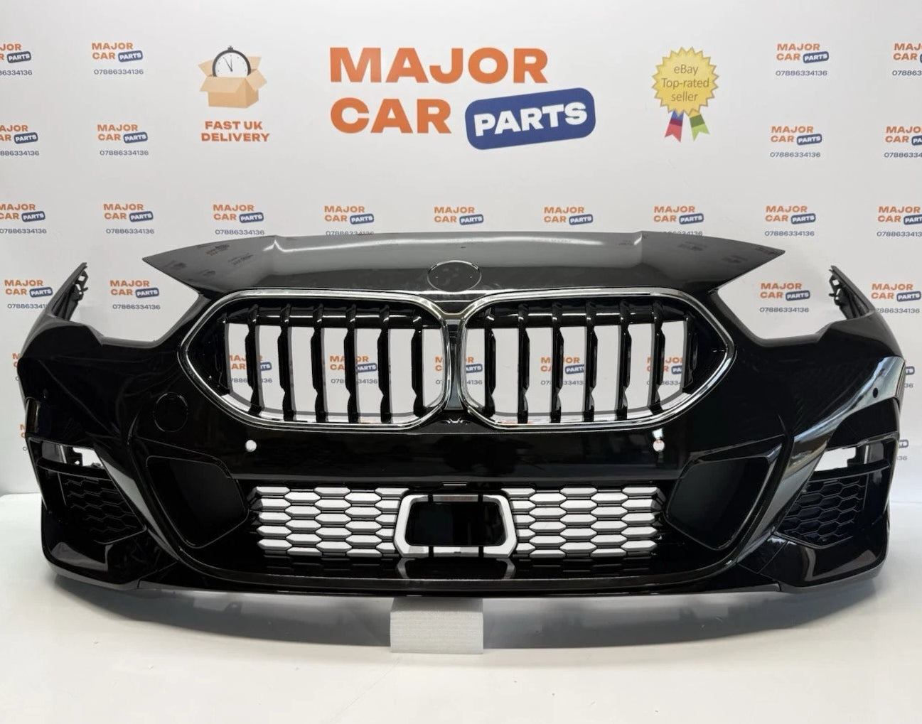 BMW 2 Series F44 2020 Onwards Complete Front Bumper with Grilles / M Sport