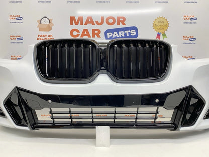 BMW X3 X4 G01 G02 LCI 2022-2023 Front Bumper with Grilles / M-Tek / White