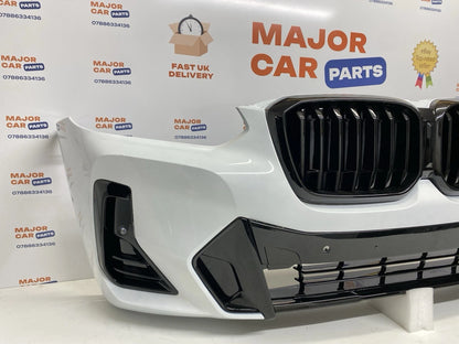BMW X3 X4 G01 G02 LCI 2022-2023 Front Bumper with Grilles / M-Tek / White