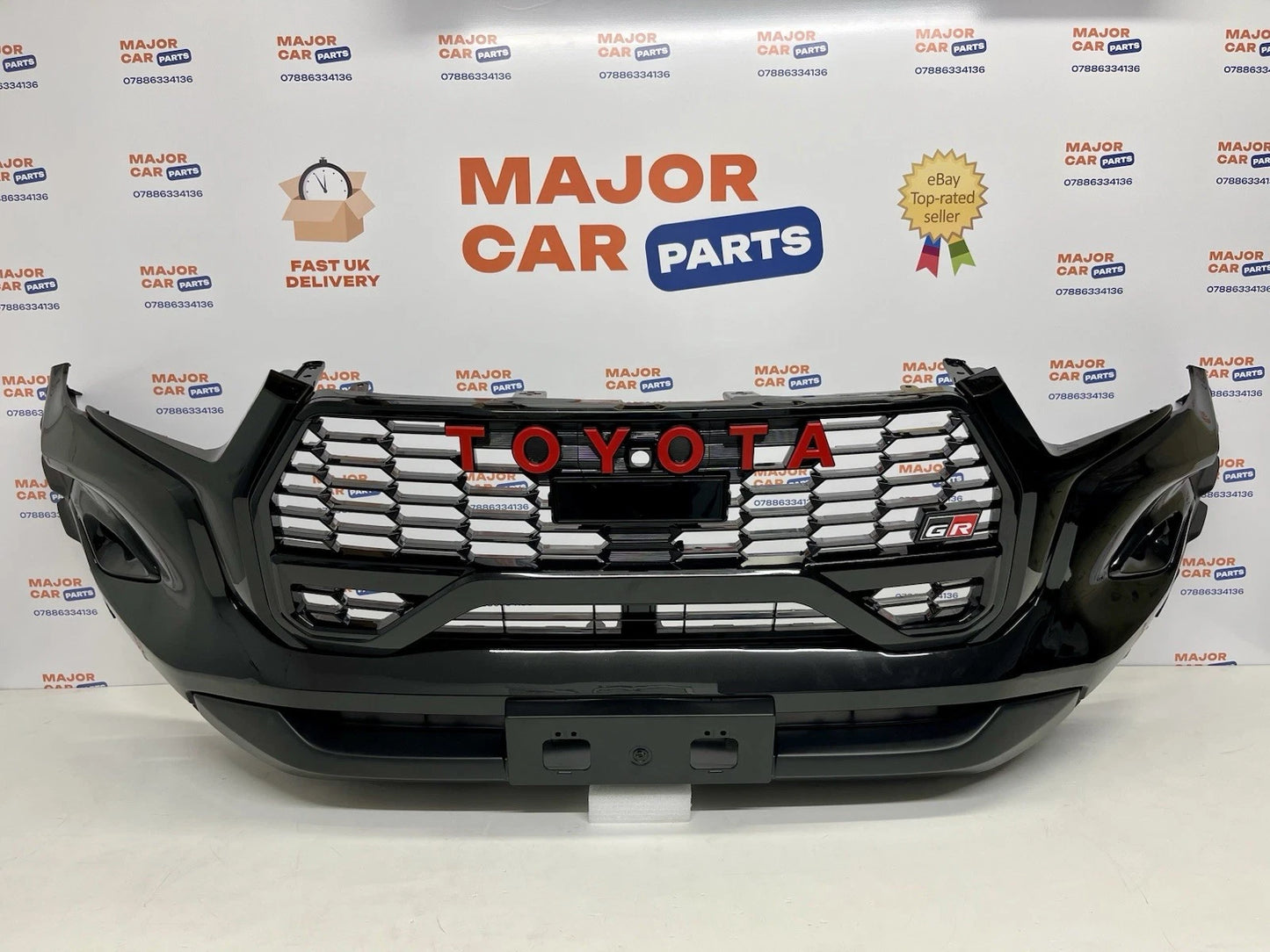 Toyota Hilux GR Sport 2024-On Front Bumper Complete with Grilles