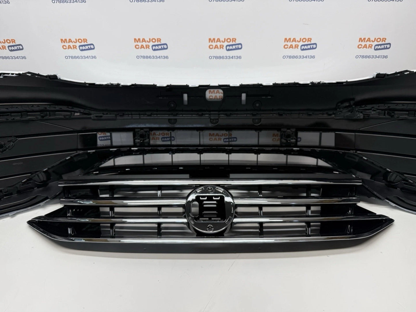 Volkswagen Tiguan R Line 2021 - 2024 Front Bumper Complete with Grilles / White