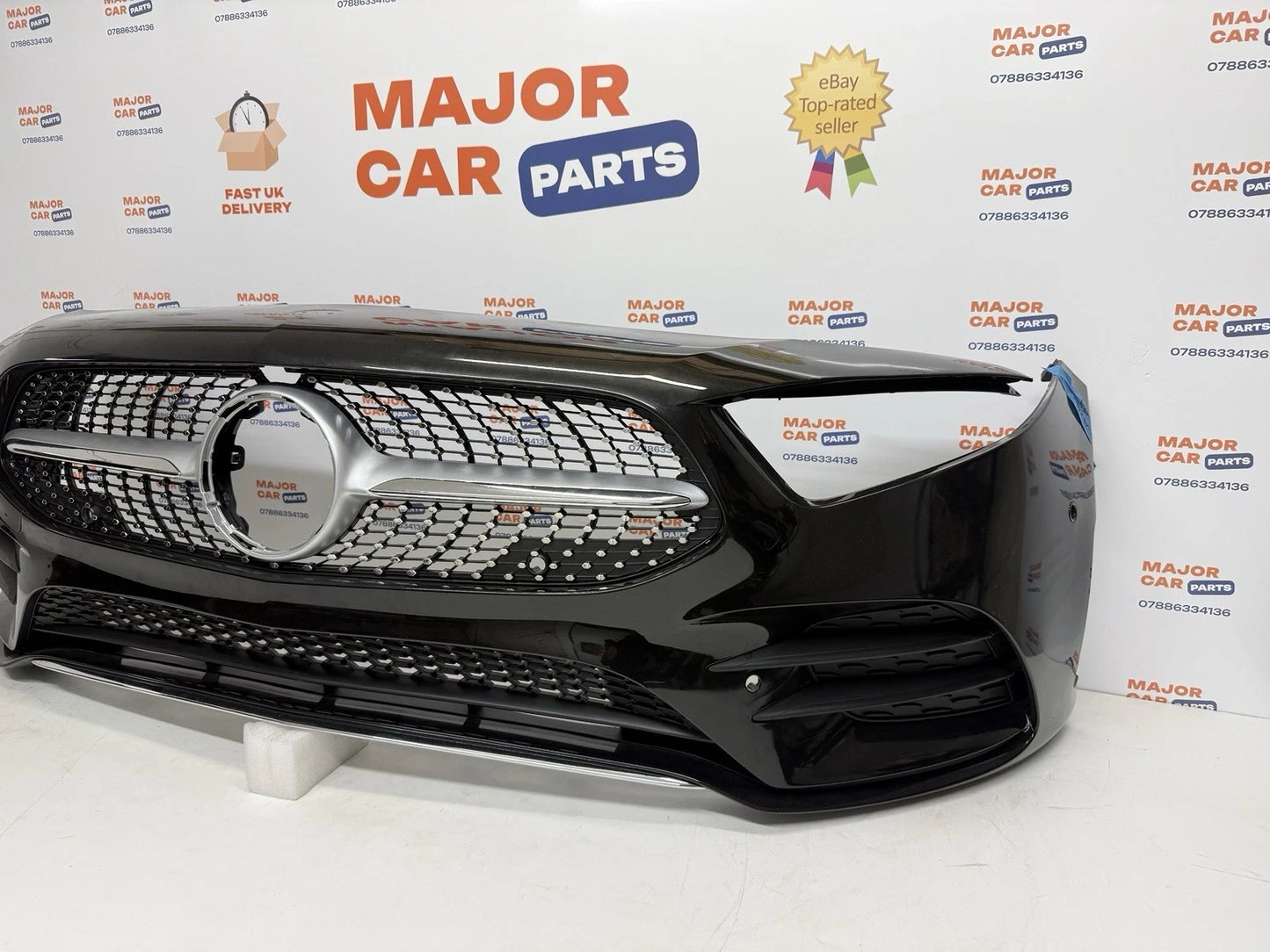 Mercedes Benz A Class W177 2019-2022 AMG Front Bumper with Grilles