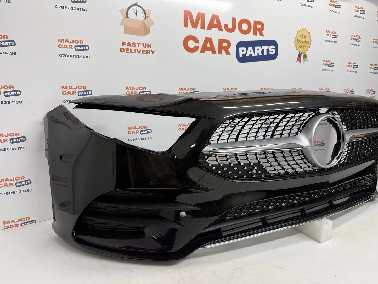 Mercedes Benz A Class W177 2019-2022 AMG Front Bumper with Grilles