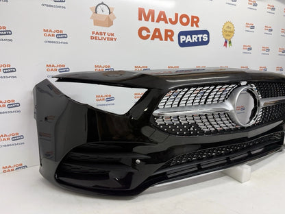 Mercedes Benz A Class W177 2019-2022 AMG Front Bumper with Grilles