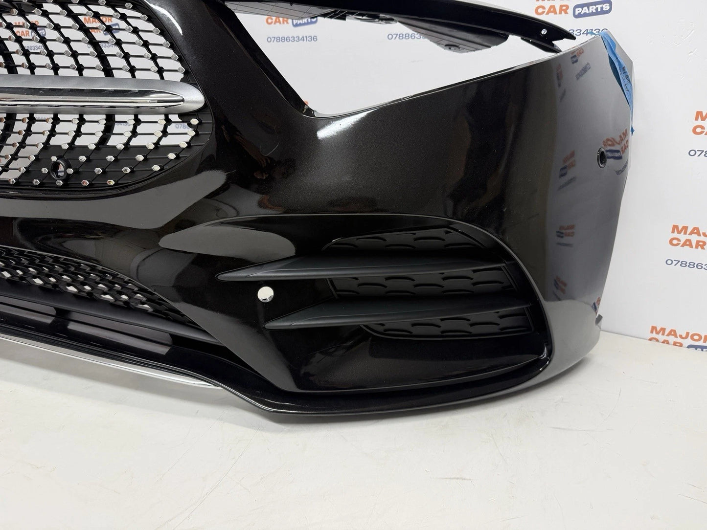 Mercedes Benz A Class W177 2019-2022 AMG Front Bumper with Grilles