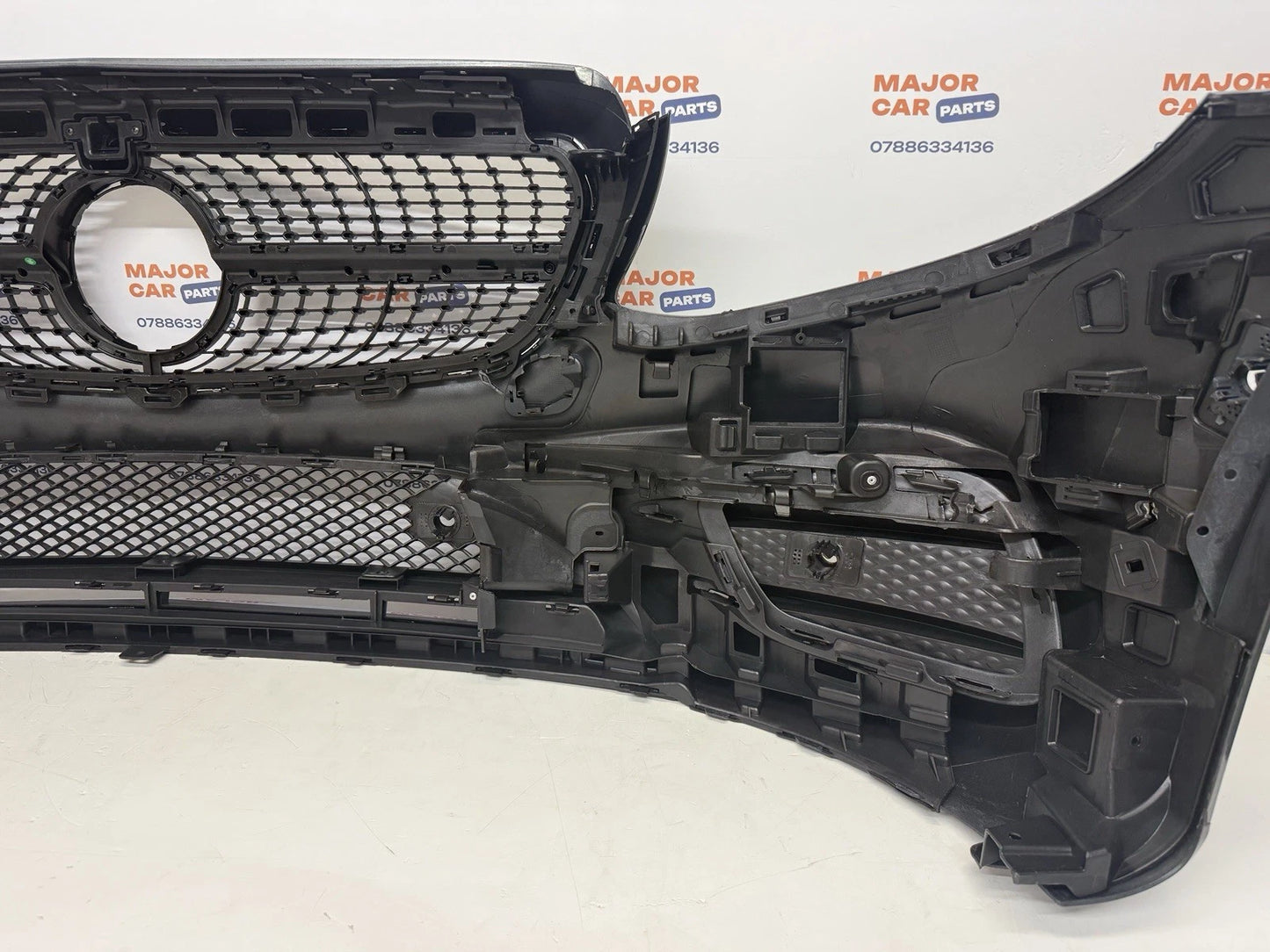 Mercedes Benz E Class W213 2016-2020 Front Bumper AMG Line with Grilles / Grey