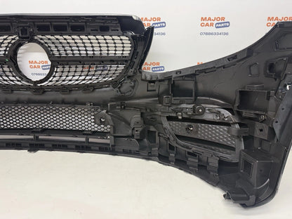 Mercedes Benz E Class W213 2016-2020 Front Bumper AMG Line with Grilles / Grey