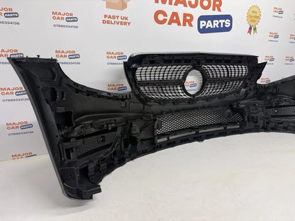 Mercedes Benz E Class W213 2016-2020 Front Bumper AMG Line with Grilles / Grey