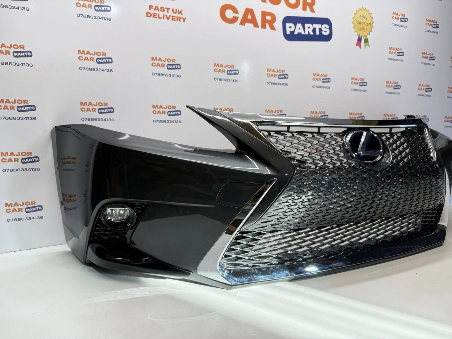 Lexus CT 200h 2014-2020 Front Bumper With Grilles F-Sport Grey