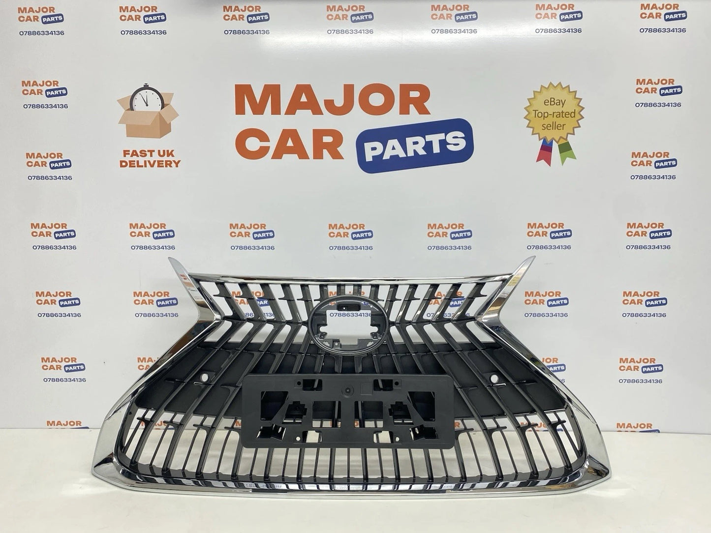 Lexus ES 300h 2022-2024 Front Bumper Grille And Chrome Trims