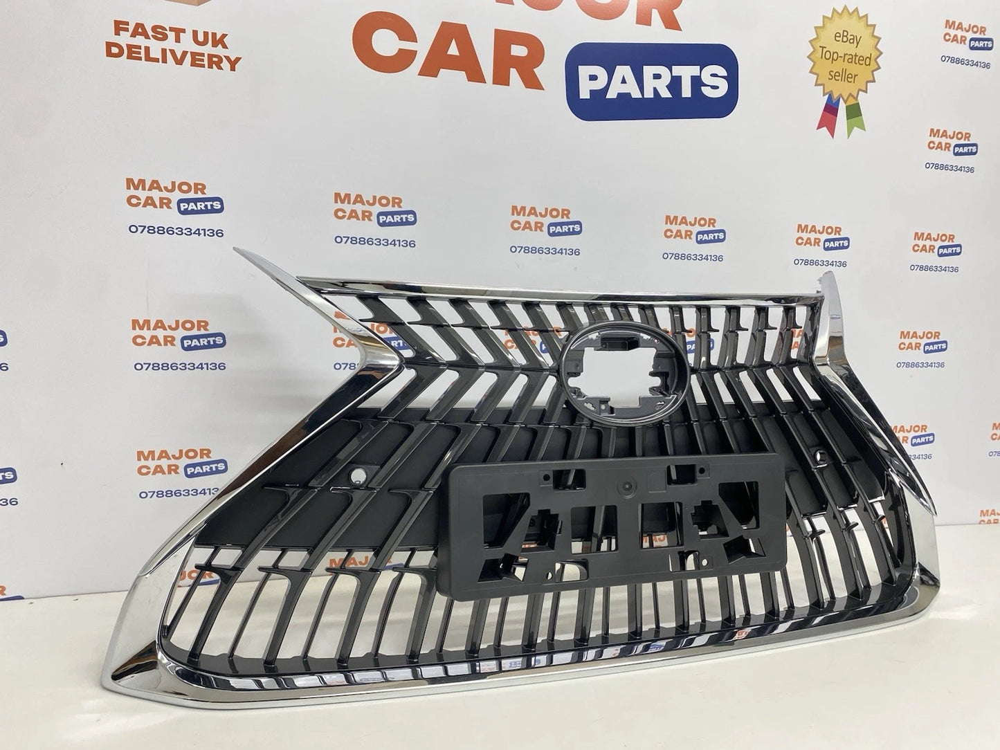Lexus ES 300h 2022-2024 Front Bumper Grille And Chrome Trims