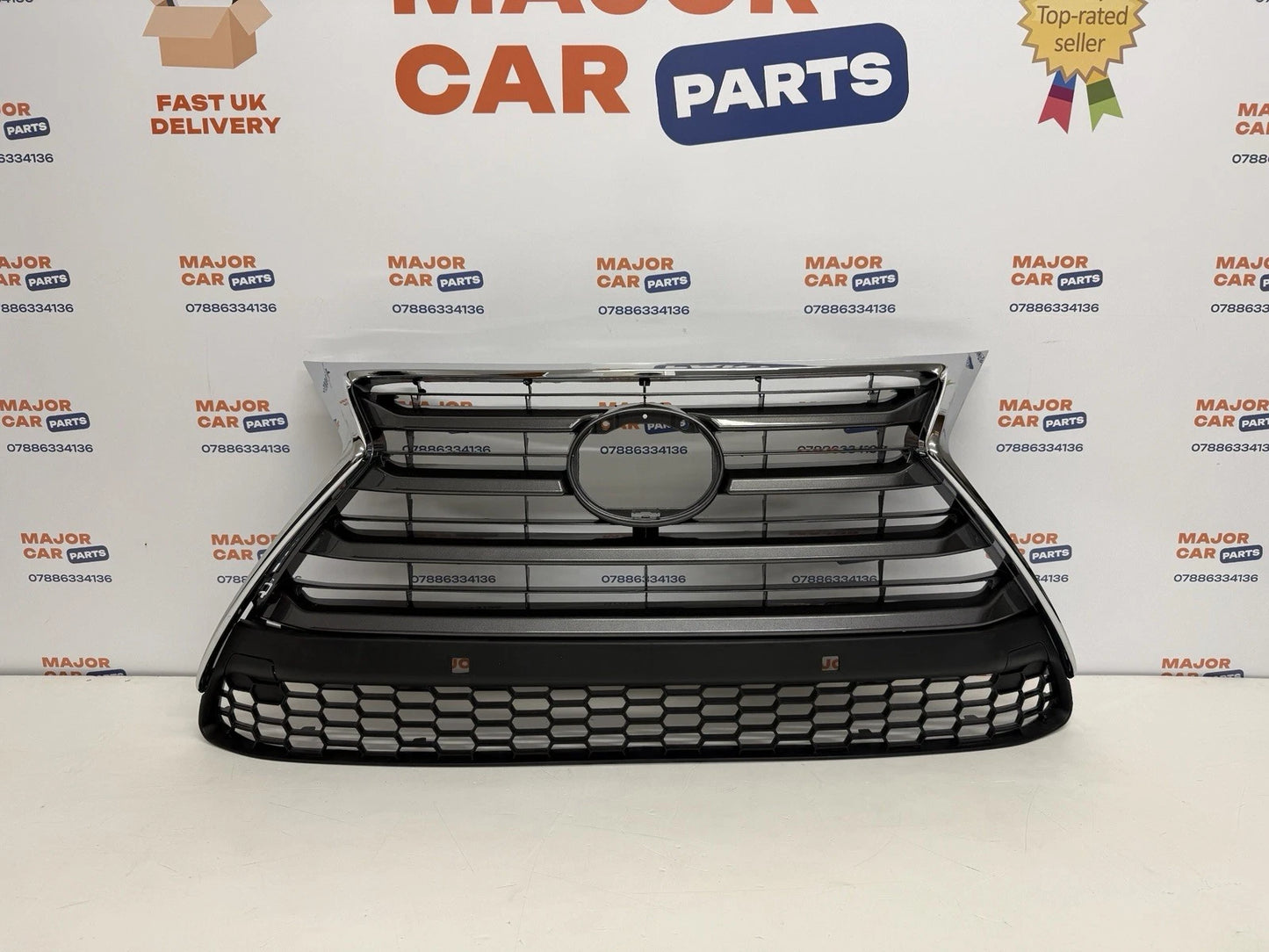Lexus NX 300H 2015-2017 Front Bumper Grille with Chrome Moulding