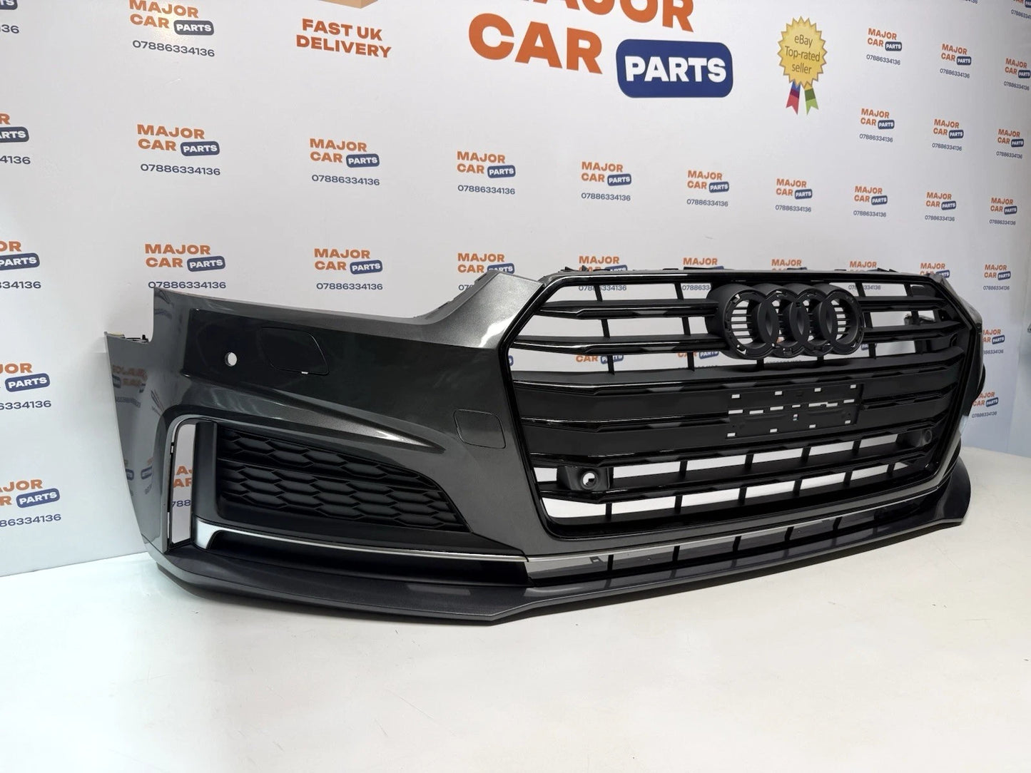 Audi A5 S Line B9 2017-2019 Complete Front Bumper With Grilles