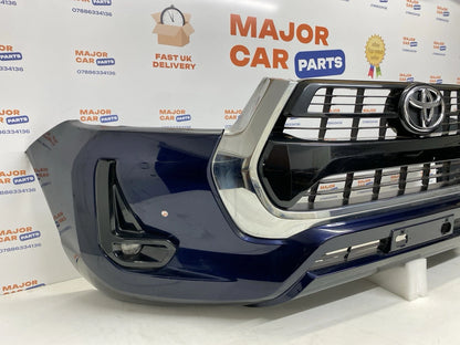 Toyota Hilux 2019-On Front Bumper with Grilles and Fog Lights / Navy Blue