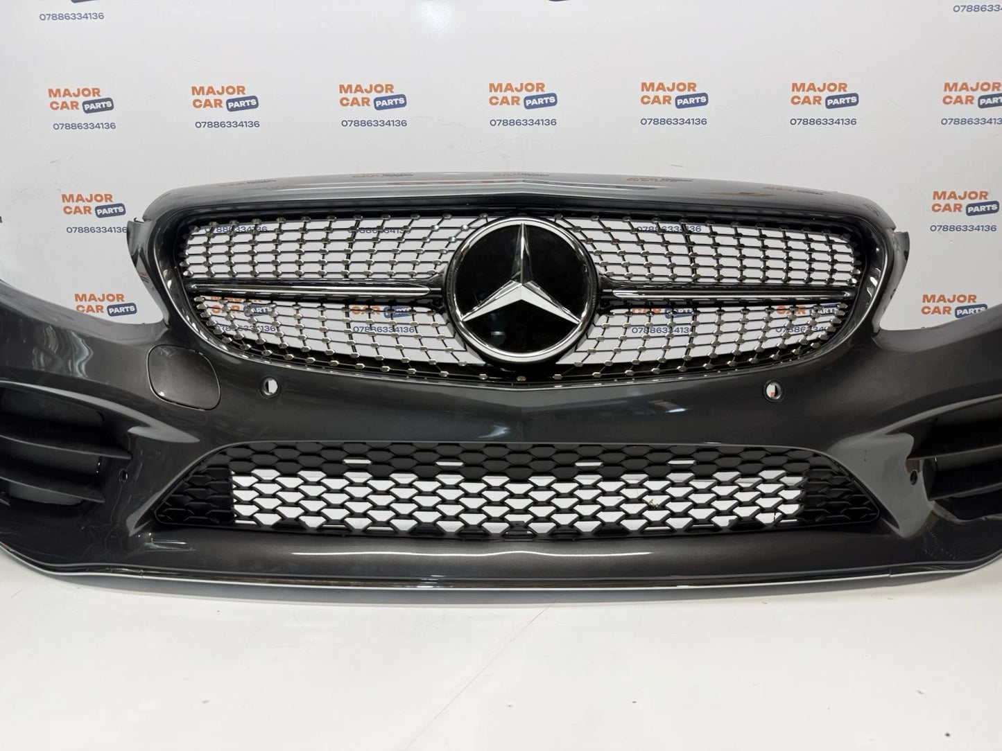 Mercedes-Benz C Class W205 2019-2021 Complete Front Bumper & Grilles / AMG Line