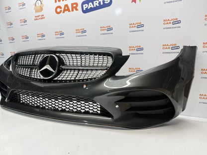Mercedes-Benz C Class W205 2019-2021 Complete Front Bumper & Grilles / AMG Line