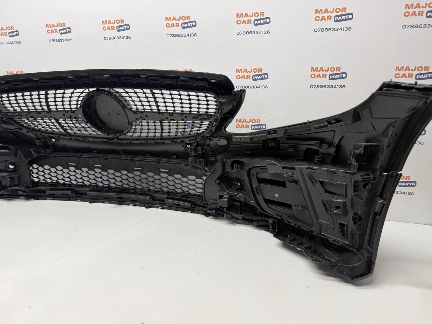 Mercedes-Benz C Class W205 2019-2021 Complete Front Bumper & Grilles / AMG Line