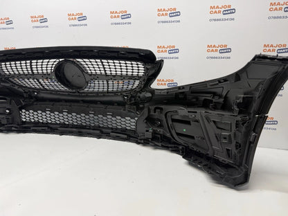 Mercedes-Benz C Class W205 2019-2021 Complete Front Bumper & Grilles / AMG Line