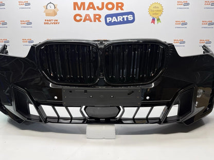BMW X5 G05 LCI 2024-On Complete Front Bumper with Grilles / M Sport / Black
