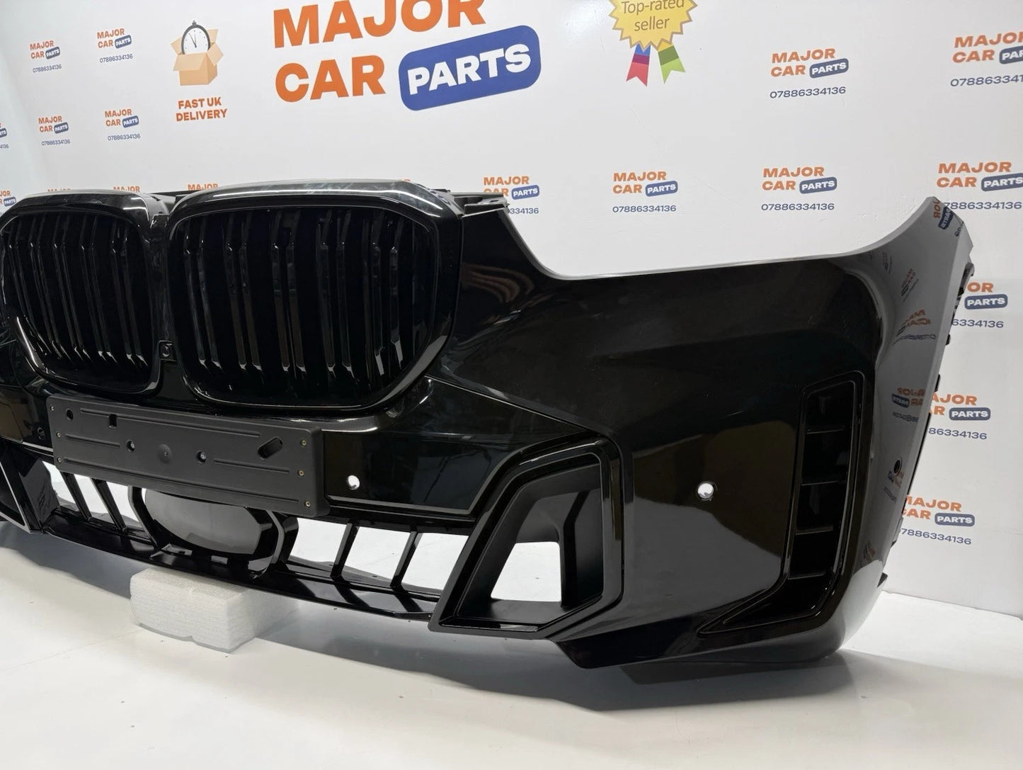 BMW X5 G05 LCI 2024-On Complete Front Bumper with Grilles / M Sport / Black