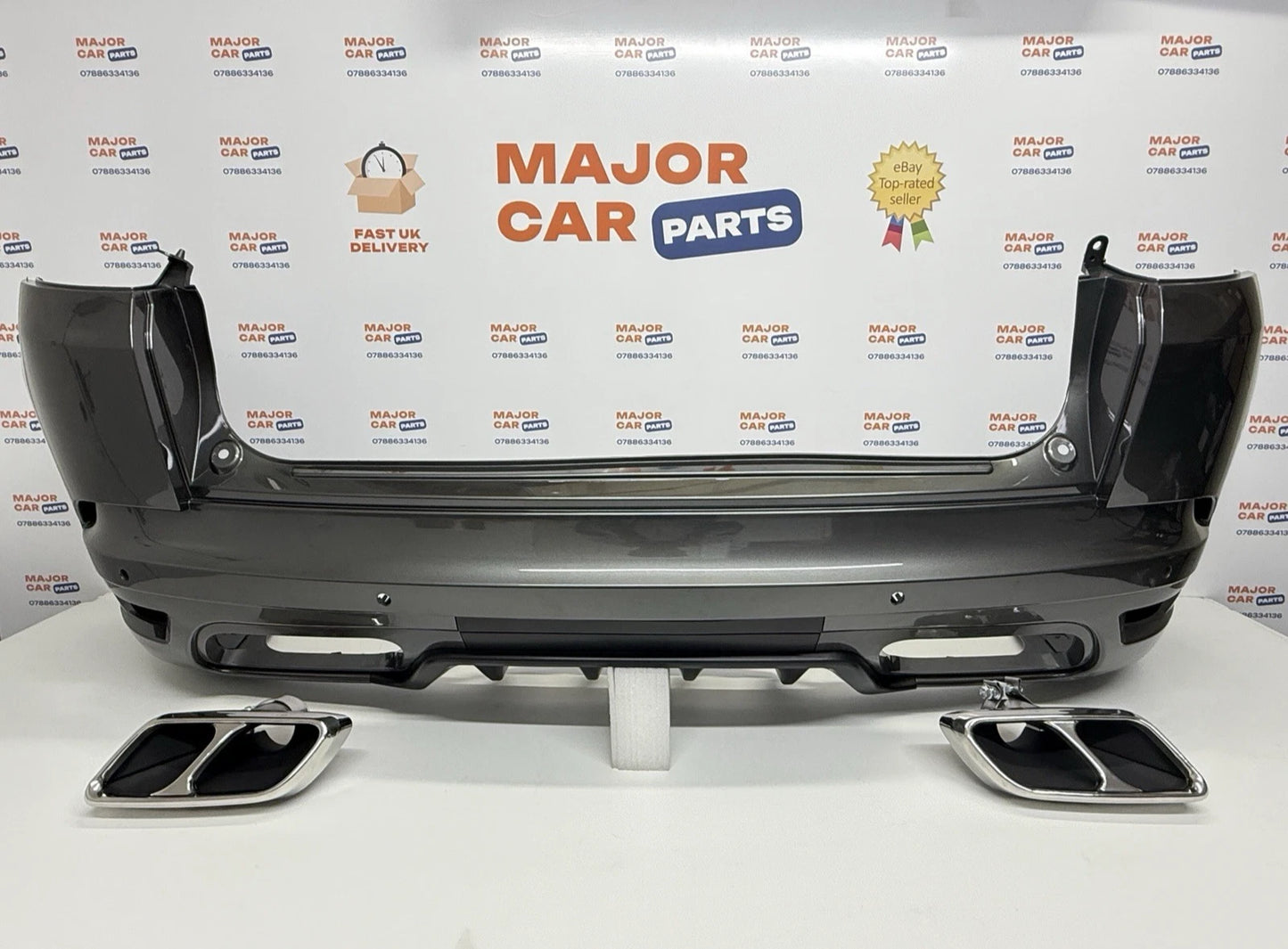Range Rover Sport L494 2018-2022 Rear Bumper SVR with Diffuser & Exhaust