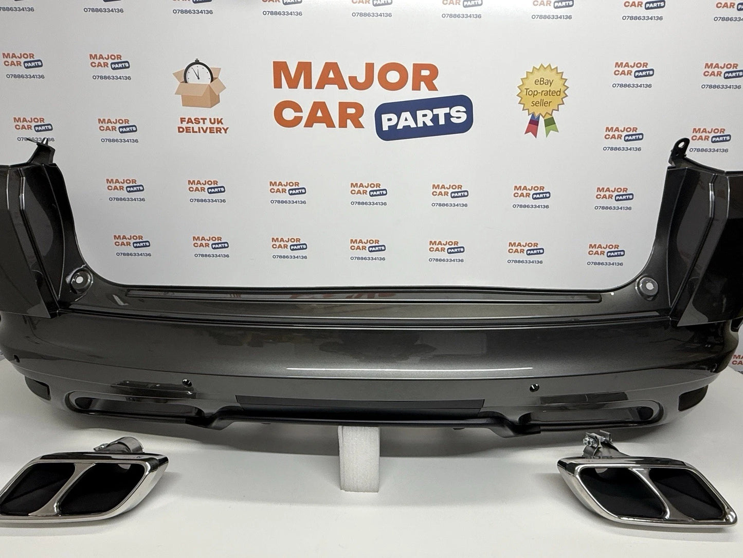 Range Rover Sport L494 2018-2022 Rear Bumper SVR with Diffuser & Exhaust