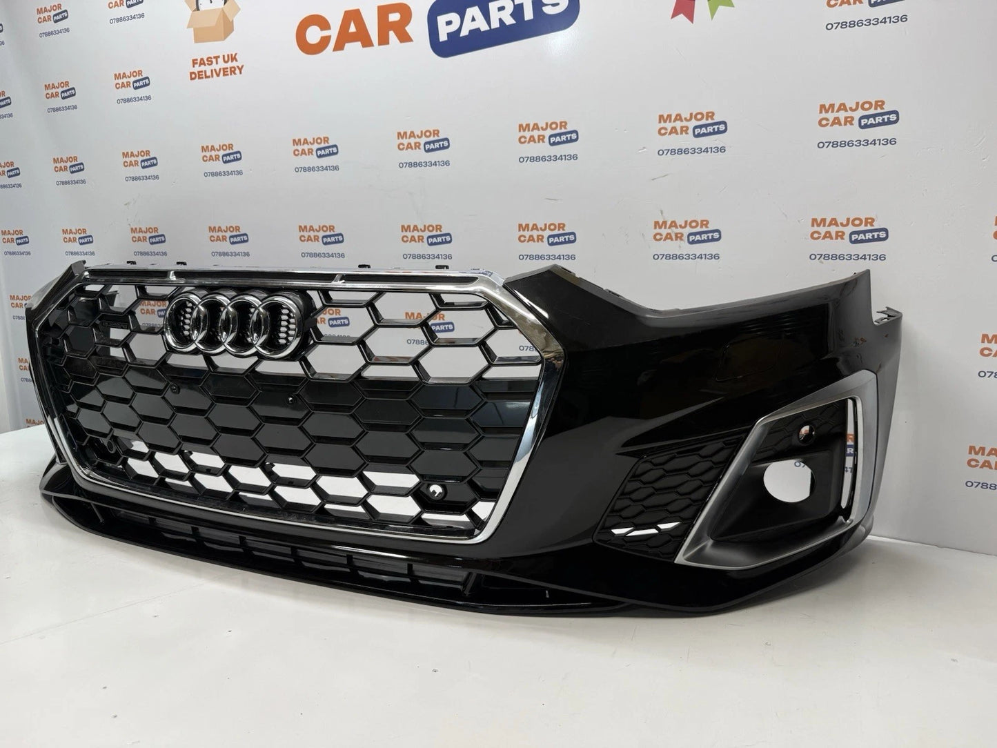 Audi A5 S Line 2020-2025 Complete Front Bumper With Grilles