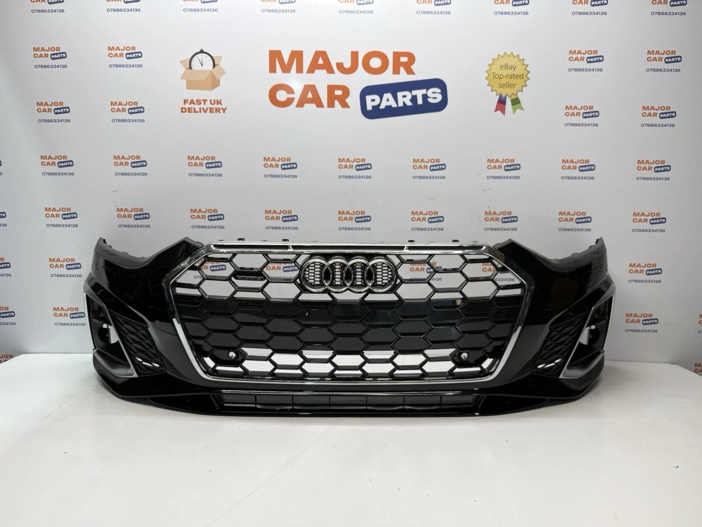 Audi A5 S Line 2020-2025 Complete Front Bumper With Grilles
