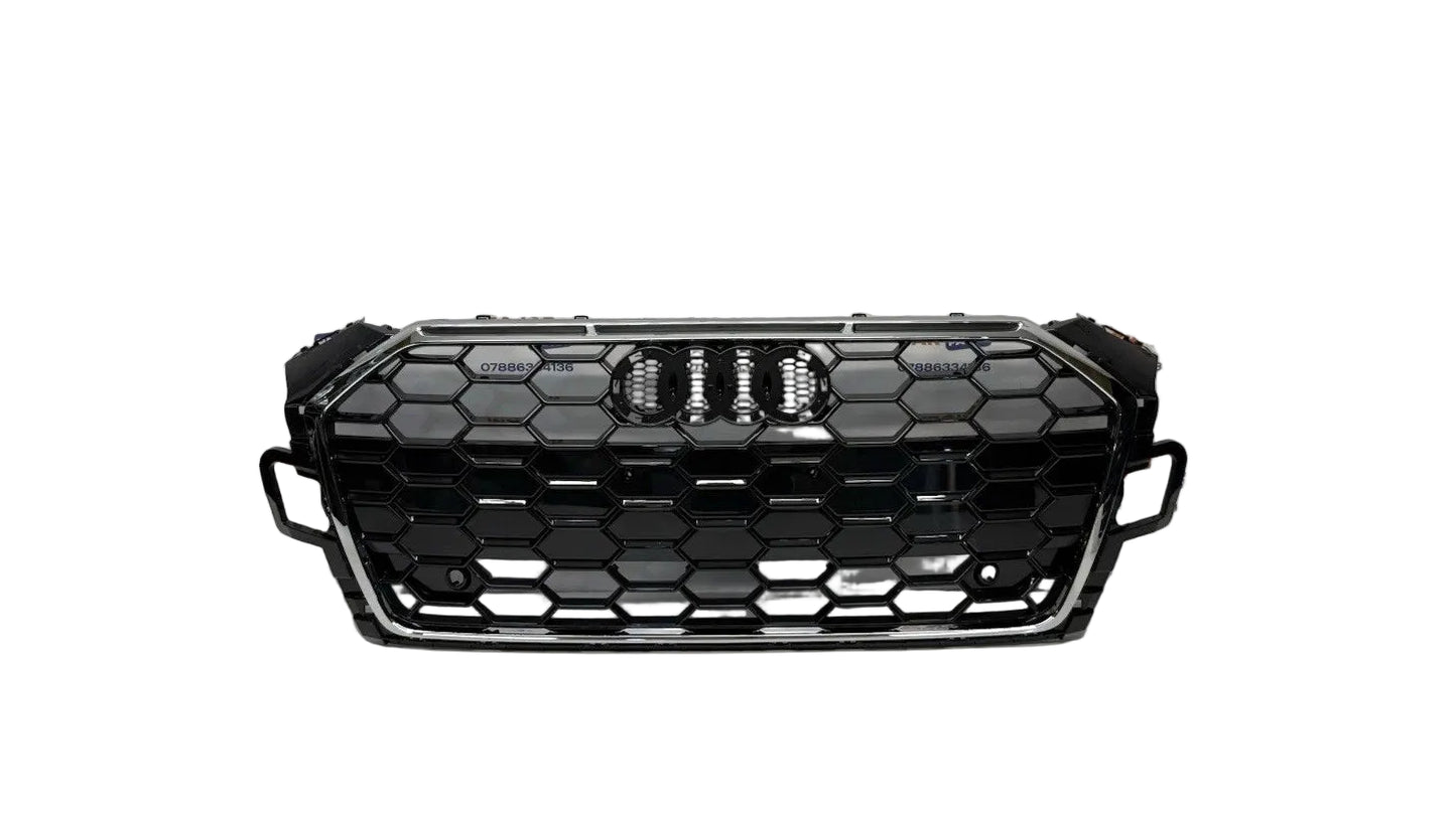 Audi A5 S Line 2020-2024 Front Bumper Radiator Grille with Chrome