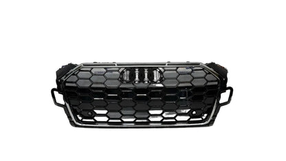 Audi A5 S Line 2020-2024 Front Bumper Radiator Grille with Chrome
