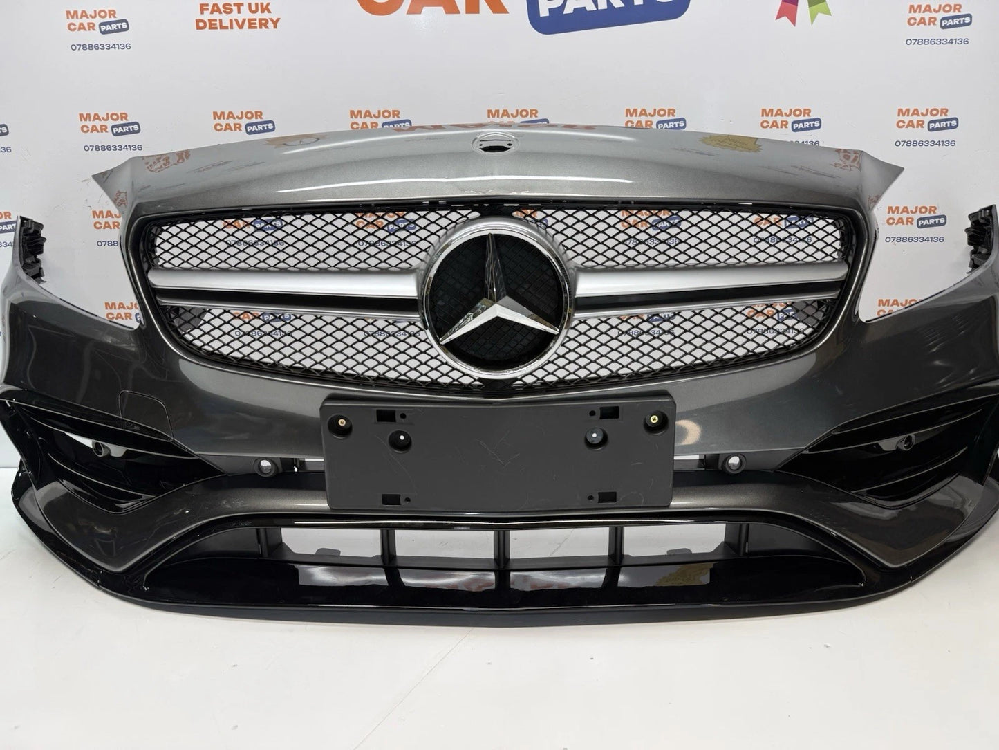 Mercedes-Benz A Class W176 2016–2018 AMG A45 Front Bumper with Diamond Grille