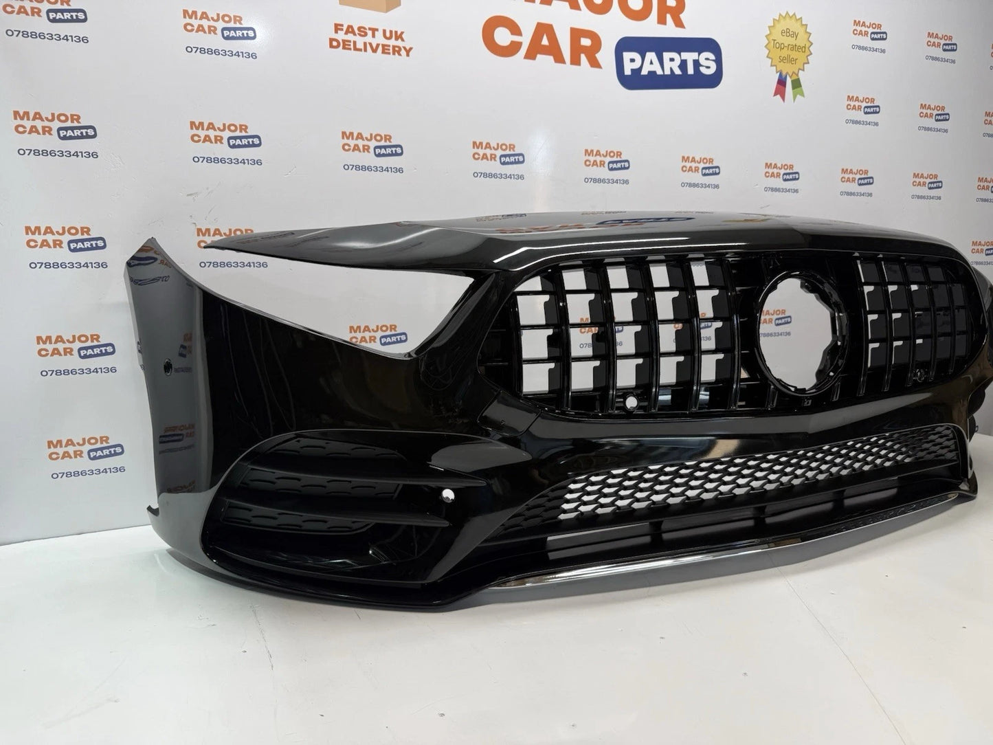 Mercedes-Benz A Class W177 2019–2022 AMG Front Bumper with GT Grille