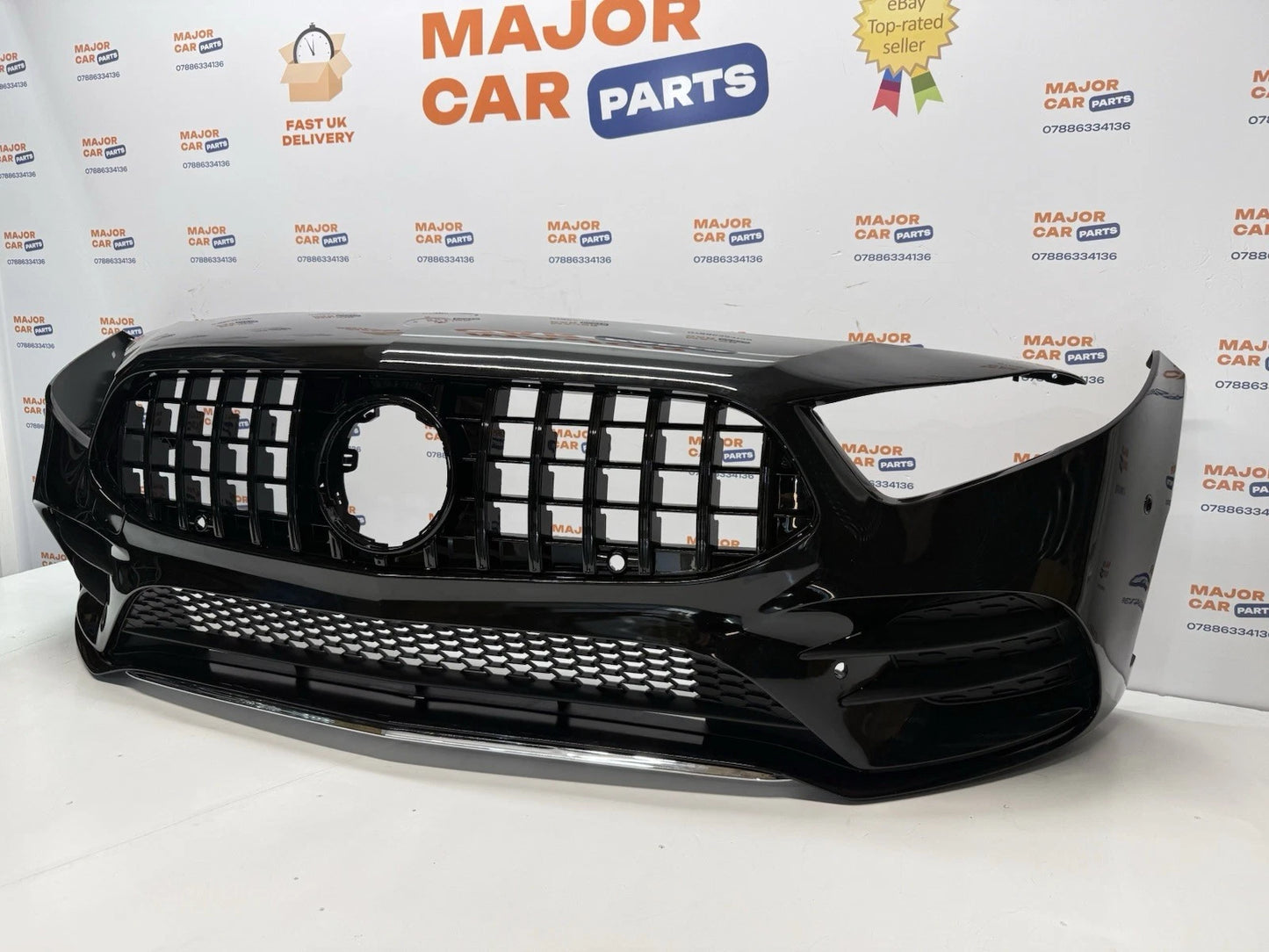 Mercedes-Benz A Class W177 2019–2022 AMG Front Bumper with GT Grille