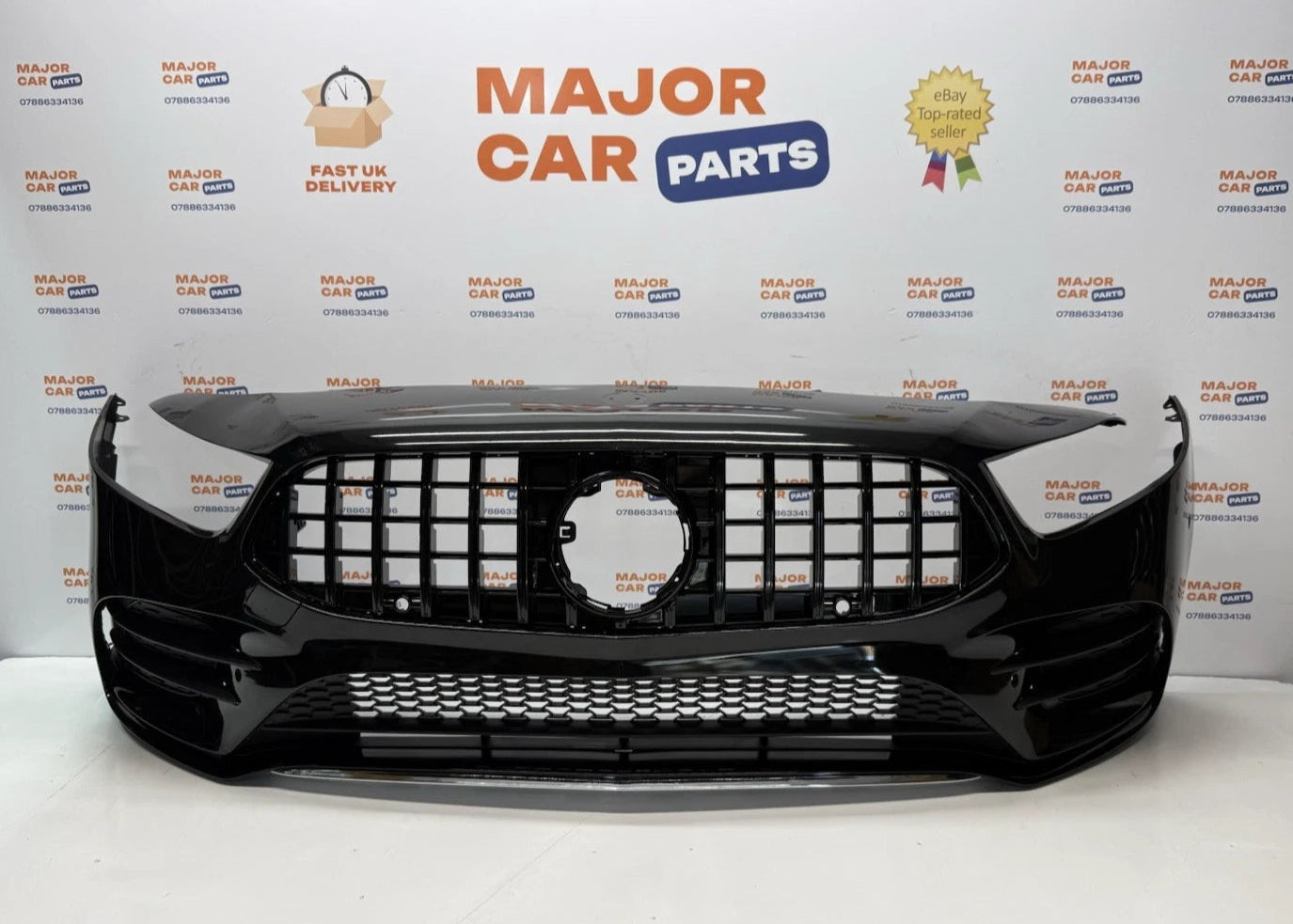 Mercedes-Benz A Class W177 2019–2022 AMG Front Bumper with GT Grille