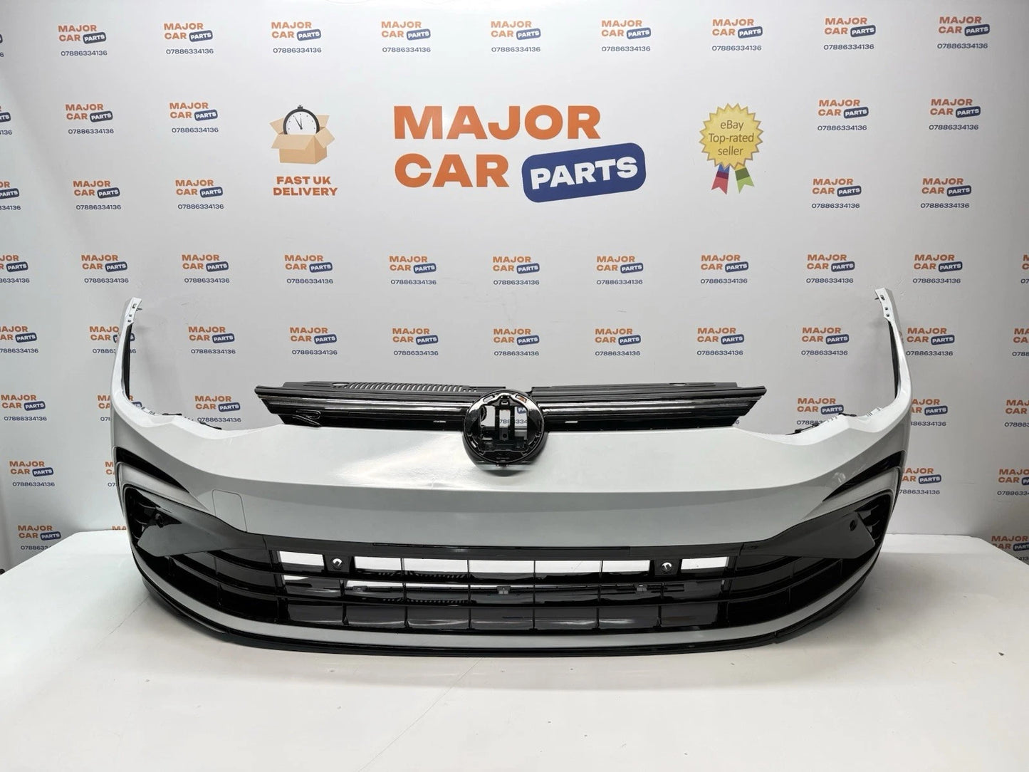 Volkswagen Golf 8 R-Line 2020-2023 Front Bumper With Grilles