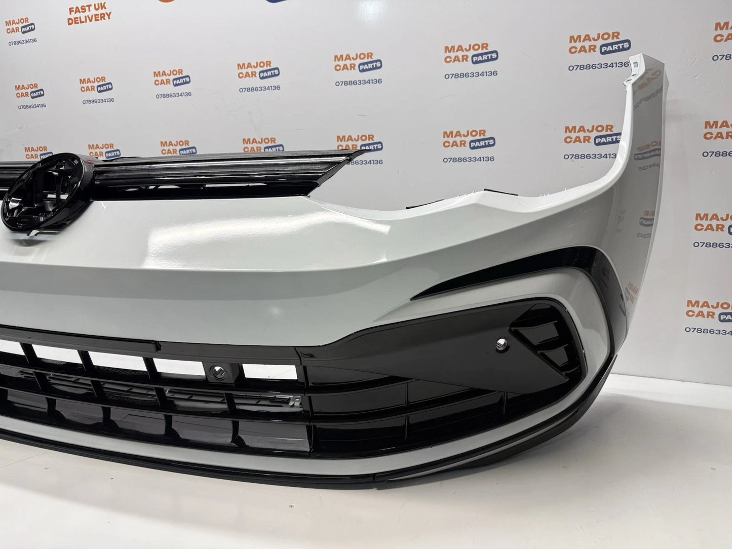 Volkswagen Golf 8 R-Line 2020-2023 Front Bumper With Grilles