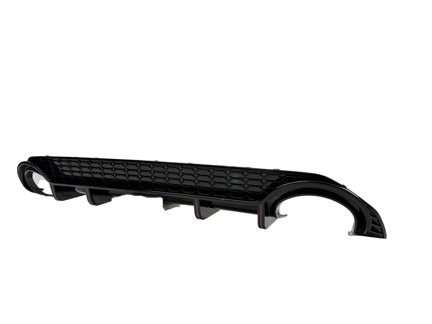 Audi A3 2020-2024 Rear Bumper Diffuser  Hatchback RS3 Look Upgrade Gloss Black
