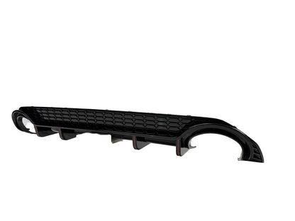Audi A3 2020-2024 Rear Bumper Diffuser  Hatchback RS3 Look Upgrade Gloss Black