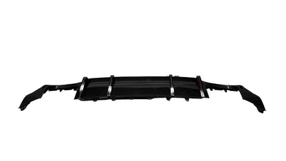Audi A3 2020-2024 Rear Bumper Diffuser  Hatchback RS3 Look Upgrade Gloss Black